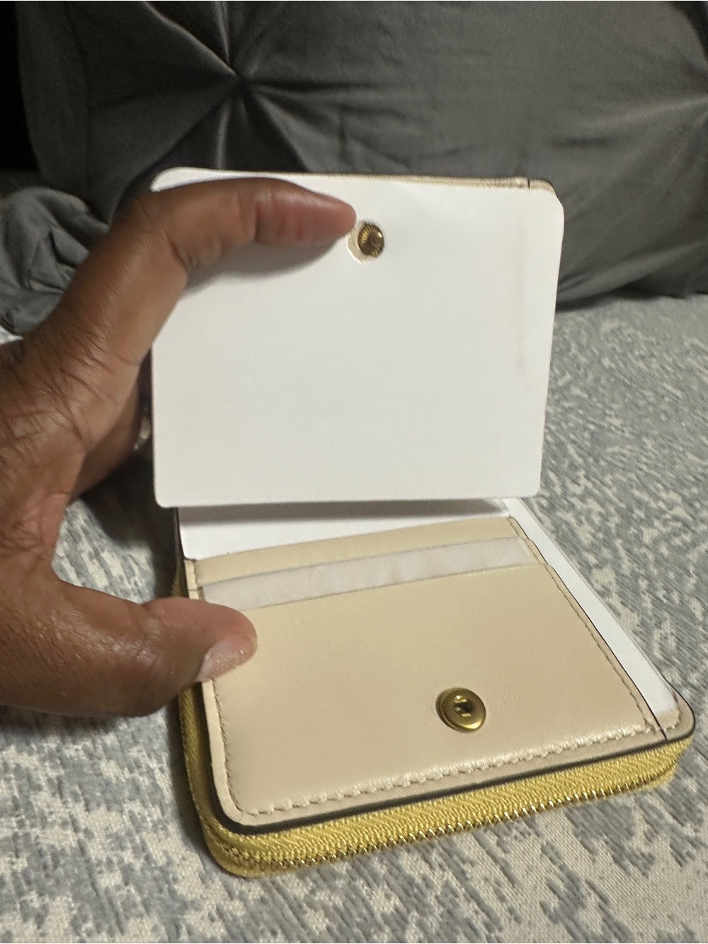 Tory Burch Color Block Bi-Fold Wallet - Picture 6 of 8